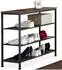 TecTake Schuhregal Portsmouth Metall, 100x30,5x72,5cm