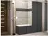 Mirjan24 Garderoben-Set mit Kleiderschrank, Sitzbank und Wandpaneelen 42x42 (800001367586)
