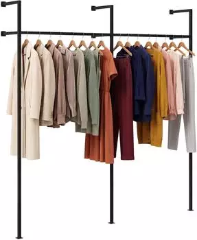 CLP Merton Kleiderstange Wandmontage, Industrial Design, bis 200kg (327779)