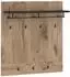 Meble Wójcik GRANO Garderobenpaneel 93x101cm, grau / Viking Eiche, 7 Haken