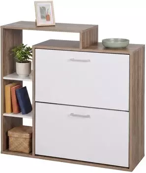 Relaxdays Schuhschrank schmal, 80x23,5x90cm