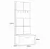 Masseno Modulo Garderobenschrank schwarz, Holzwerkstoff, 80,6x204x40cm (800001380197)
