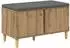vidaXL Schuhbank mit Kissen Artisan-Eiche 80x38x46cm