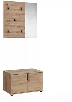 xonox.home Keno Garderobenkombination Artisan Eiche, 80x191x37cm