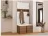 Mirjan24 Orion IV Garderoben-Set mit Schuhschrank, Kleiderhakenbrett & 8 Wandpaneelen 42x42 (800002079777)