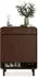 Idimex Juan Schuhschrank Kiefer massiv, Nussbaum Finish (83898)