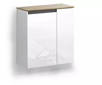 Levante Zippo h&auml;ngender Schuhschrank 2 T&uuml;ren mit Regalb&ouml;den (XP_PFZIPSC2A-BAR)