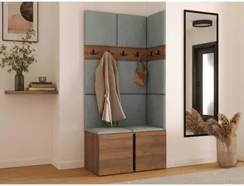 Mirjan24 Orion I Garderoben-Set mit Schuhschrank, Sitzbank & Wandpanelen (800002079906)