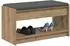 vidaXL Schuhbank mit Kissen Artisan-Eiche 83x38x45cm