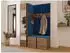 Mirjan24 Orion X Garderoben-Set mit Sitzbank, Spiegel, 11 Wandpanelen 42x42 (800002079982)