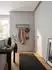 KADIMA DESIGN Wandgarderobe Metall silber mit Ablage und Hutablage, 74,5x29x30cm