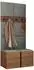 Mirjan24 Orion IV Garderoben-Set mit Schuhschrank, Sitzbank & Wandpanelen (800002079780)