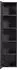 Woood Teun Mehrzweckschrank Kiefernholz, schwarz, 44x35x188cm