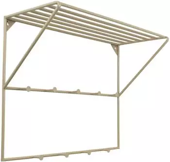 LOFT42 Jasmin Wandgarderobe, Metall, 80x60x32cm