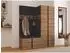 Mirjan24 Orion III Garderoben-Set nussbaumfarben/anthrazit, 158x186x46cm (800002080002)