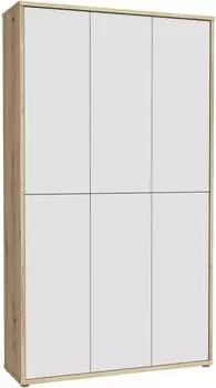 Forte Alice Springs Holzwerkstoff 109,2x191,9x34,9 cm Grau mit Artisan Eiche Holzdekor