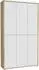 Forte Alice Springs Holzwerkstoff 109,2x191,9x34,9 cm Grau mit Artisan Eiche Holzdekor