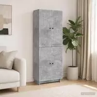 vidaXL Schrankset 2 stk. Betongrau Holzwerkstoff