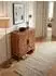 KADIMA DESIGN Schuhschrank Sheesham Massivholz, geschlossen, 100x105x40cm