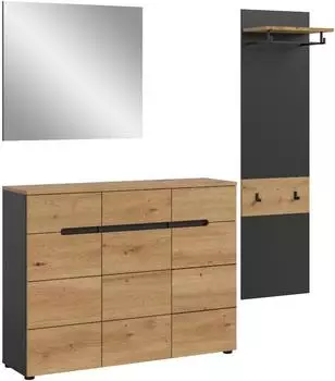 xonox.home Canu Garderobenkombination 3-tlg. 80x190x37cm