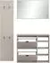 HBZ Meble Garderoben-Set Florenz 3-tlg. 140x180x27 cm kaschmir