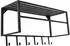 LOFT42 Ary Wandgarderobe 6 Haken, schwarz, Metall, 80x40x30cm