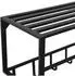 LOFT42 Ary Wandgarderobe 6 Haken, schwarz, Metall, 80x40x30cm