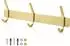 LuxusKollektion Hakenleiste Edelstahl gold, 3 Haken, 30cm