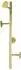 LOFT42 Bern Standgarderobe, gold, Metall, 27x170x27cm