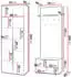 Mirjan24 Garderoben-Set Kerkin I Kleiderschrank + Schuhschrank + Kleiderhakenbrett nussbaum, 70x200x42cm