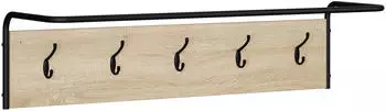 vidaXL Garderobenständer Sonoma-Eiche, Holzwerkstoff, 100x30x25cm