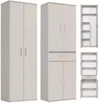 mokebo &bdquo;Die Allzweckwaffe" Schrank-Set 2-teilig, Holz, kaschmir, 60x180x34cm (800002106907)