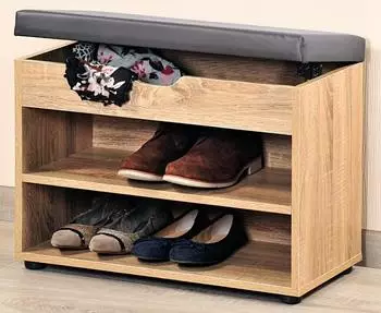 Kesper Eddie Schuhschrank mit Sitzbank, Holz (31389)