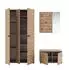 xonox.home Keno Garderoben-Set, 3-teilig, Artisan Eiche, 199x191x37cm