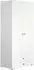 trendteam Basics Garderobenschrank weiß, 81x176x51cm, 2 Türen, 2 Schubladen (243461301)