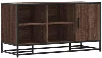 vidaXL Schuhbank Braun Eichen-Optik 100x40x53,5cm Holzwerkstoff Metall (849218)