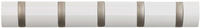 umbra Garderobenleiste "Flip 5" in Wei&szlig; - (B)51 x (H)6 x (T)3 cm