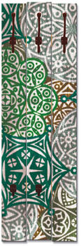Art-Land Marokkanischer Stil Garderobenleiste grün (5739DG-271)