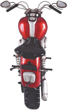 HAKU Wandgarderobe 89901 aus Metall Motorrad rot-schwarz