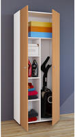 Holz Besenschrank Staubsauger Putzschrank Vandol K