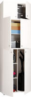 Holz Besenschrank Staubsauger Putzschrank Lona A