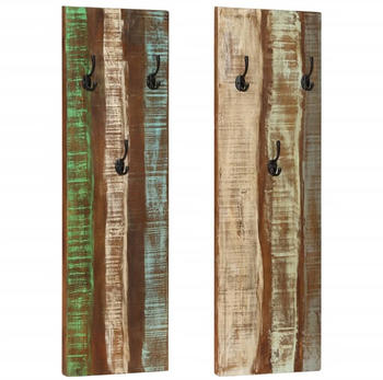 vidaXL 2 Stk. Garderobenständer 36x110cm (337067) mehrfarbig