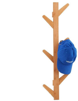 Relaxdays relaxdays Wandgarderobe Bambus 6 Haken