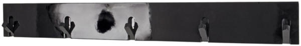 HAKU Garderobenleiste, schwarz 82 cm x2 cm x10 cm (42539)