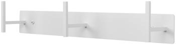 Spinder Design Chapman 3 Wandgarderobe mit 3 Haken 54x8.5x8.5Weiß (GW770-01)