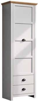 trendteam Garderobenschrank Landside Hochschrank Flurschrank grau 65x201x41 cm (2118129F4)