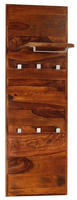 vidaXL Wandgarderobe Massivholz Akazie 118&times;40 cm