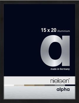 Nielsen Alpha 15x20 eloxal schwarz matt