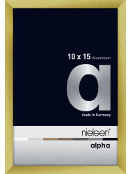 Nielsen Alpha 10x15 brushed gold