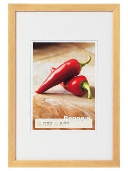 walther design Holzrahmen Peppers 21x30 natur